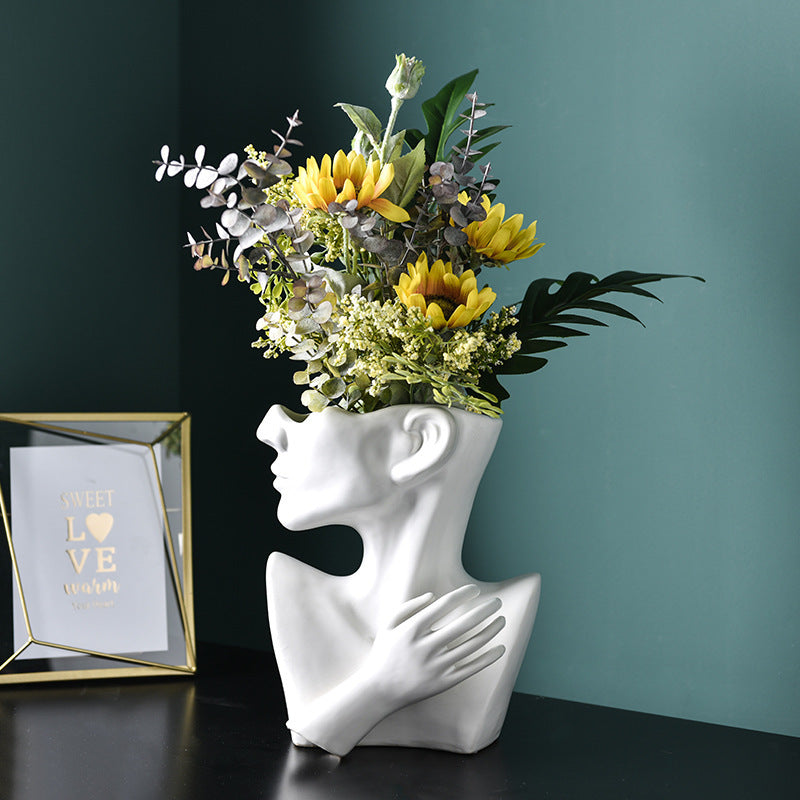 Modern Nordic Style Portrait Vase