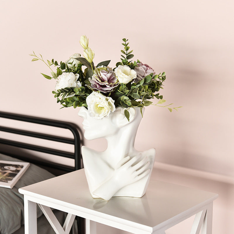 Modern Nordic Style Portrait Vase