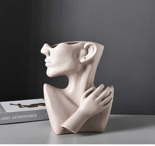 Modern Nordic Style Portrait Vase