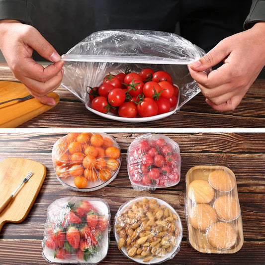 Disposable Elastic Food Cover Plastic Wrap